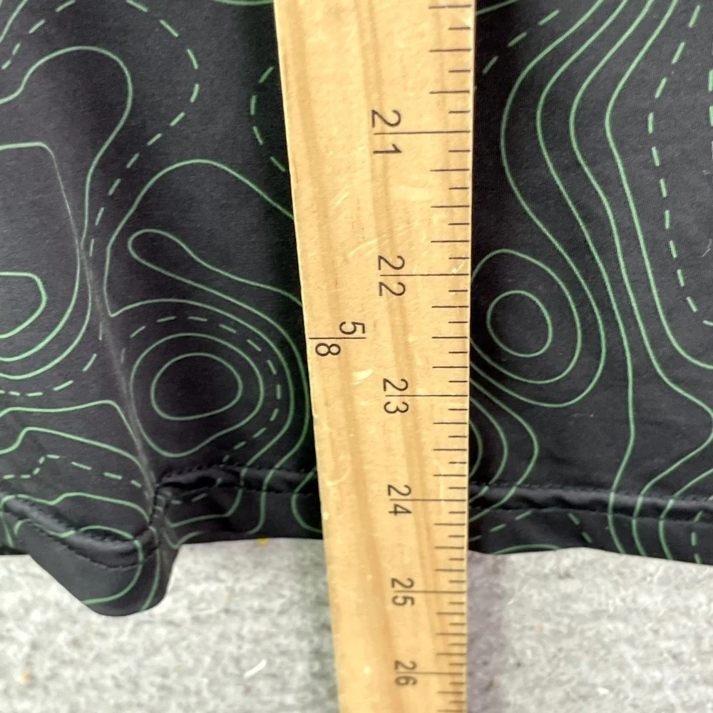 Googan Squad Midnight Topo Gaiter Hoodie Mens Small Black Geometric Pullover - Picture 6 of 11